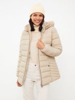 کاپشن بادی زنانه کلاه دار ال سی وایکیکی