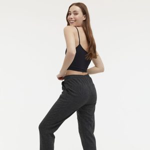 شلوار کمری زنانه چهارخانه کشی ال سی وایکیکی