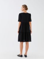 لباس زنانه یقه هفت آستین کوتاه آیروبین ال سی وایکیکی