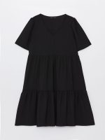 لباس زنانه یقه هفت آستین کوتاه آیروبین ال سی وایکیکی