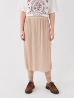 دامن چین دار ساده کمر کشی ال سی وایکیکی