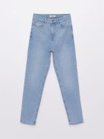 شلوار جین زنانه فاق بلند اسلیم فیت ال سی وایکیکی