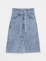 دامن جین زنانه ساده A Cut ال سی وایکیکی