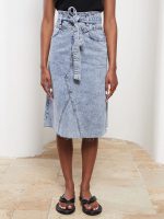 دامن جین زنانه ساده A Cut ال سی وایکیکی
