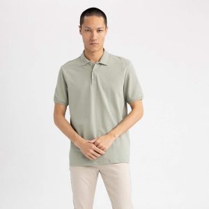 تی شرت مردانه آستین کوتاه یقه پولو دفکتو