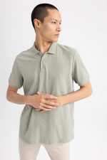 تی شرت مردانه آستین کوتاه یقه پولو دفکتو