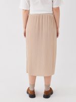 دامن چین دار ساده کمر کشی ال سی وایکیکی