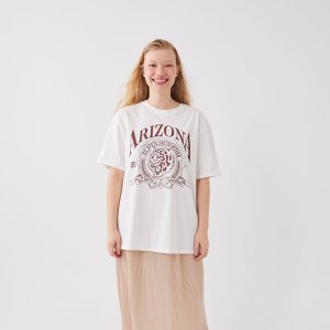 دامن چین دار ساده کمر کشی ال سی وایکیکی