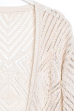 ژاکت بافتنی زنانه آستین بلند قلاب بافی فصلی برند Macharelbasic