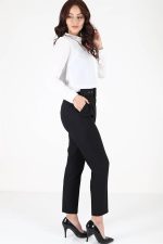 شلوار پارچه ای زنانه کمر کشی برند KASİDE