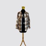 شکت زنانه چهارخانه پشمی کد 200 انیزه