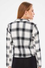 کت کراپ زنانه چهاردکمه کد 24024 آرمونیکا