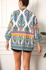 مانتو کیمونو زنانه طرحدار کد 1125 آرمونیکا