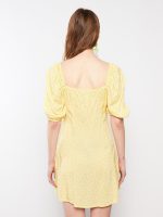 لباس زنانه طرح دار یقه پاپیونی ال سی وایکیکی