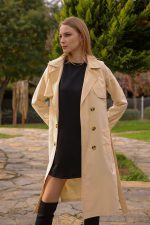 بارانی زنانه کمربنددار مدل 7318a برند Rays