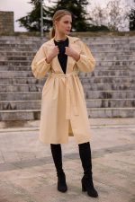 بارانی زنانه کمربنددار مدل 6528 برند Rays