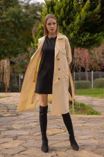 بارانی زنانه کمربنددار مدل 7318a برند Rays