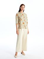 تی شرت زنانه یقه گرد ال سی وایکیکی