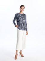 بلوز زنانه استین بلند طرحدار LC Waikiki