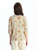 تی شرت زنانه یقه گرد ال سی وایکیکی