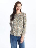 بلوز زنانه آستین بلند گلدار ال سی وایکیکی
