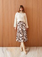 ژاکت بافتنی زنانه آستین بلند ساده Lc Waikiki