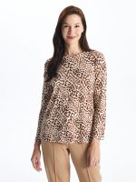 بلوز زنانه آستین بلند طرحدار ال سی وایکیکی