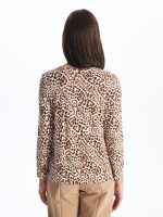 بلوز زنانه آستین بلند طرحدار ال سی وایکیکی