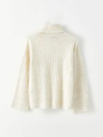 ژاکت بافتنی زنانه آستین بلند ساده Lc Waikiki