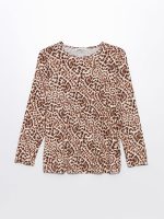 بلوز زنانه آستین بلند طرحدار ال سی وایکیکی