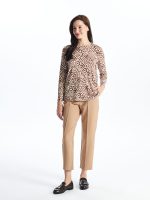 بلوز زنانه آستین بلند طرحدار ال سی وایکیکی