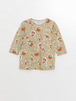 تی شرت زنانه یقه گرد ال سی وایکیکی