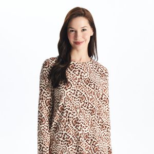 بلوز زنانه آستین بلند طرحدار ال سی وایکیکی