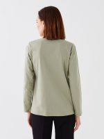 بلوز زنانه آستین بلند یقه گرد ال سی وایکیکی