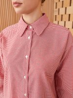 تونیک زنانه آستین بلند شطرنجی ال سی وایکیکی