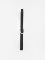 کمربند زنانه چرم مشکی ال سی وایکیکی