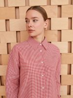 تونیک زنانه آستین بلند شطرنجی ال سی وایکیکی