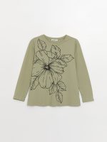 بلوز زنانه آستین بلند یقه گرد ال سی وایکیکی