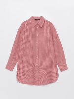 تونیک زنانه آستین بلند شطرنجی ال سی وایکیکی