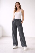 شلوار جین زنانه بگ کمرکش برند Asist - Image 3