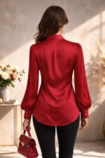 شومیز زنانه آستین بلند برند Femme&Fashion - Image 3